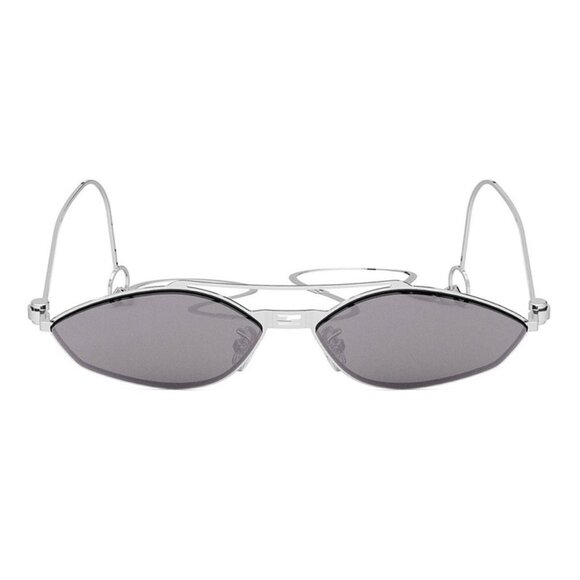 NEW FENDI SUNGLASSES SILVER GREY FENDI WOMEN CAT EYE FE40114U-Y 16C EYEWEAR main image 2